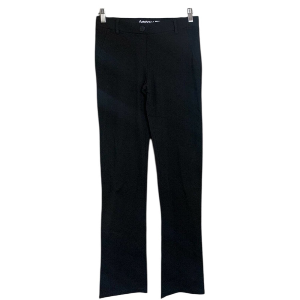 BETABRAND Classic Black Flared Bootcut Dress Yoga Pants 2XL LONG-- Career/Office - Picture 2 of 7